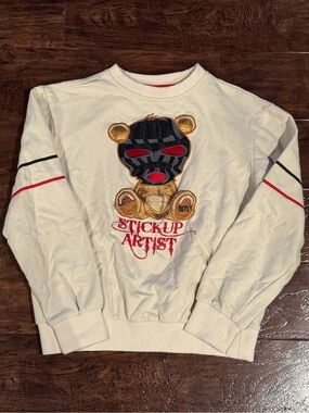 NWOT BKYS "Stitchup Artist" Crewneck Sweatshirt Size Large